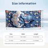Elephant Theme Beach Towel Personalized Custom Name & Text Soft Quick Dry Beach Towel for Swimming Travel