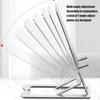 Phone Stand Foldable Portable Ergonomic 7 Angle Adjustments Bottom Silicone Aluminum Alloy Tablet Holder