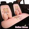 Beautiful Girls Universal Seat Cushion Covers Cute Breathable Four Seasons Comfortable Soft Pad Car Seat Protector