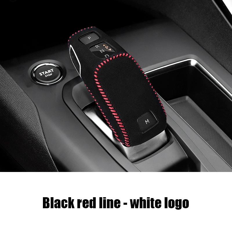 For Peugeot 208 GT P21 Leather Gear Shift Cover Lever Protection Cover Suede Gear Shift Cover