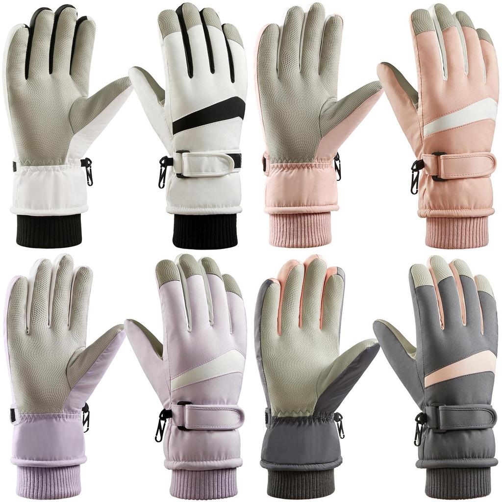 Ski Gloves Waterproof Touchscreen Insulated For Outdoor Winter Sports Adults