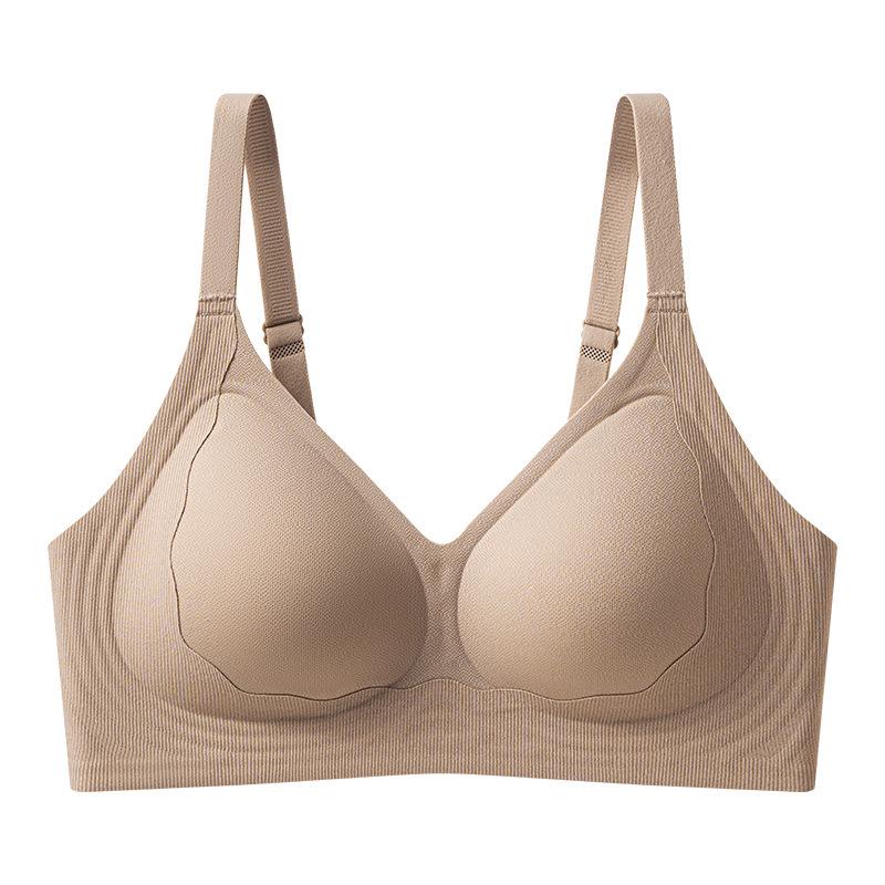 Seamless Invisible Push-Up Bra for Women - Thin, Soft, Anti-Sagging, Side Support