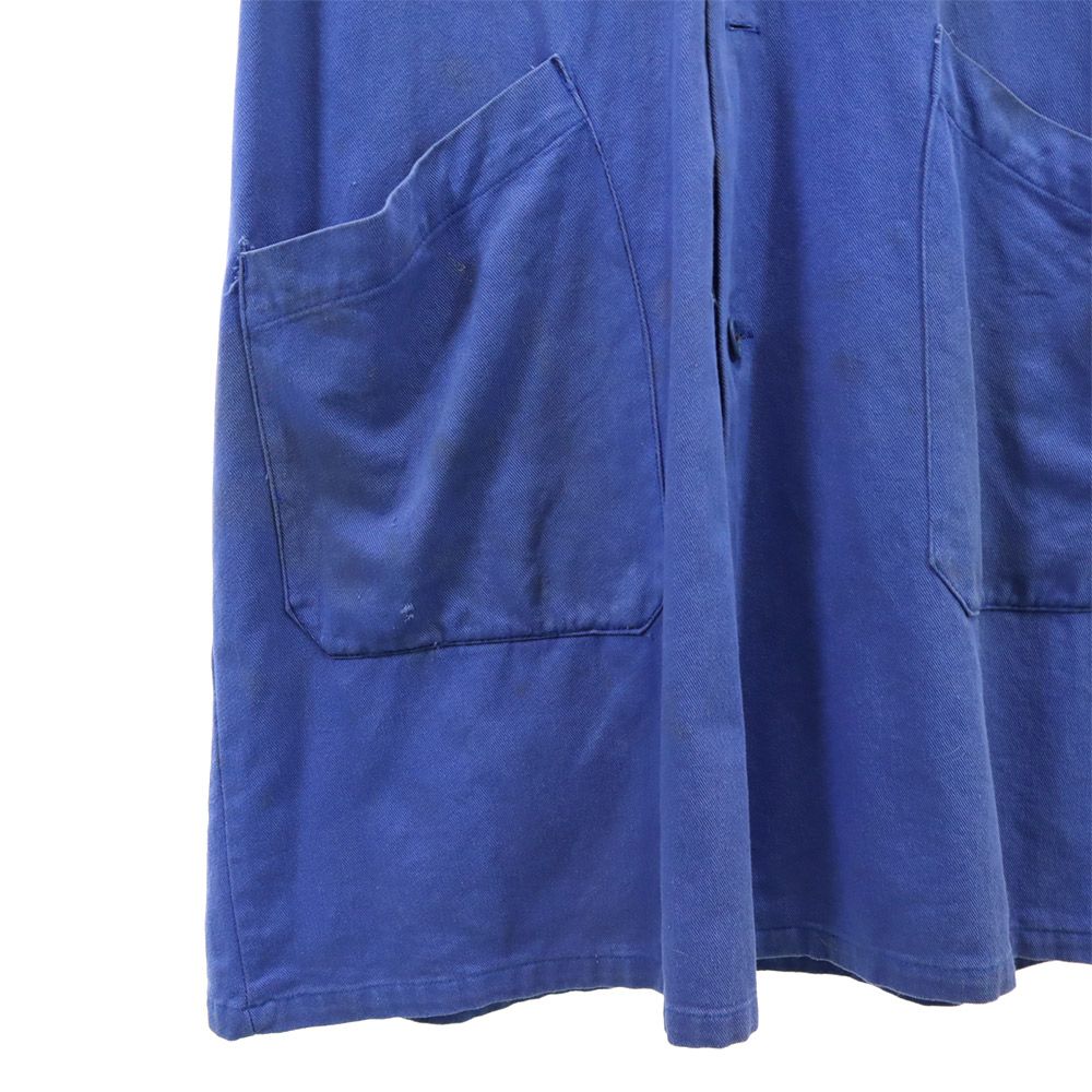 Setex 70s Vintage Euro Work work Chester coat blue Men's Used