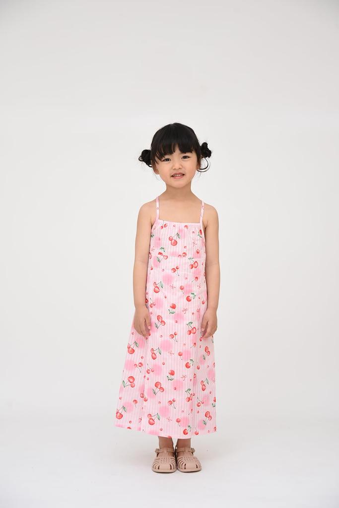 Yukata Easy To Wear One Piece Large Flower Yukata Set Children Girls Kids Jinbei Obi Set 100 110 120 130 140 Summer Festivals Fireworks Festivals