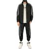 BUTMYJ Tracksuit Long Plus Loose Unisex Black M Men's Set, Sleeve, Sizes, Fit, Stylish, Loungewear, Fall/Spring Wear, Gym, Sports, Running,