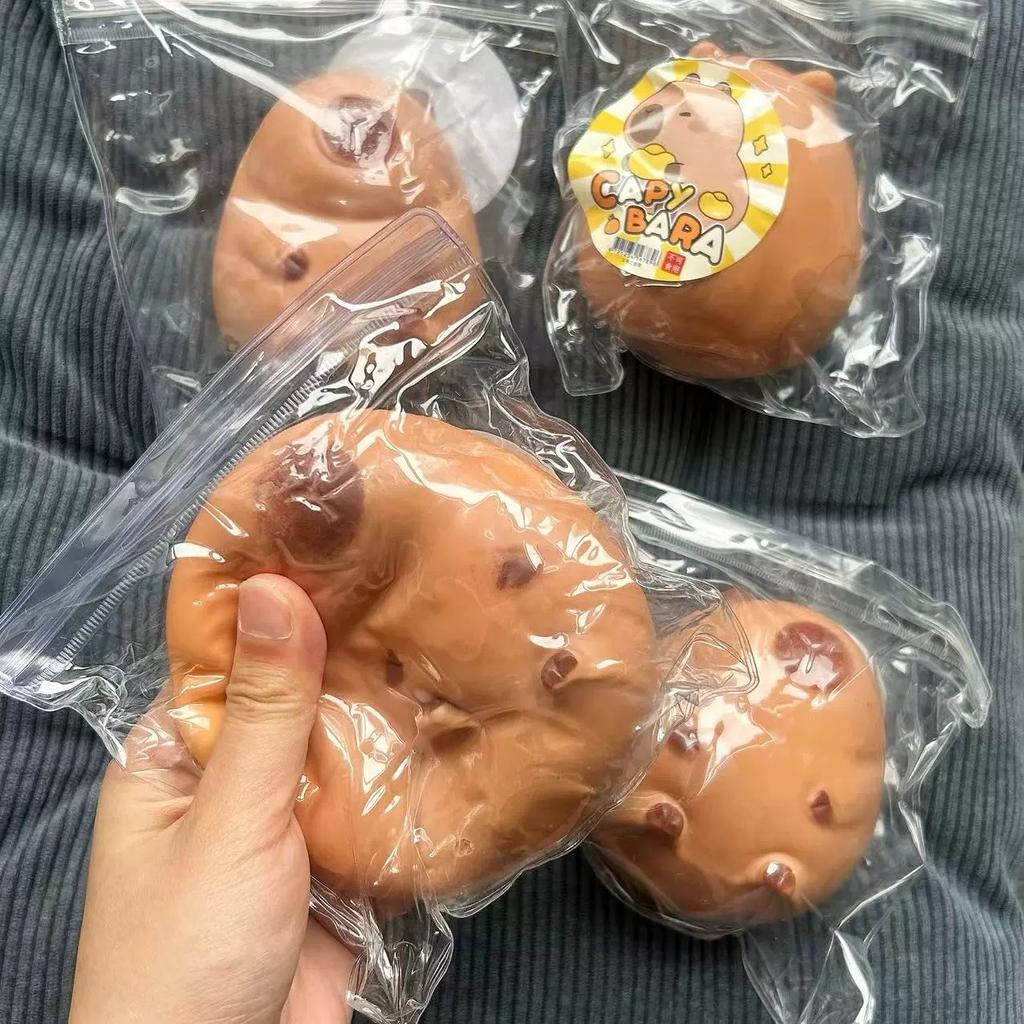 Squishy Gentle Rising Simulation Animals Pinch Toys Fidgeting Plaything Tender Plush Capybara Squeeze Toy Stress Release Fidget Toys