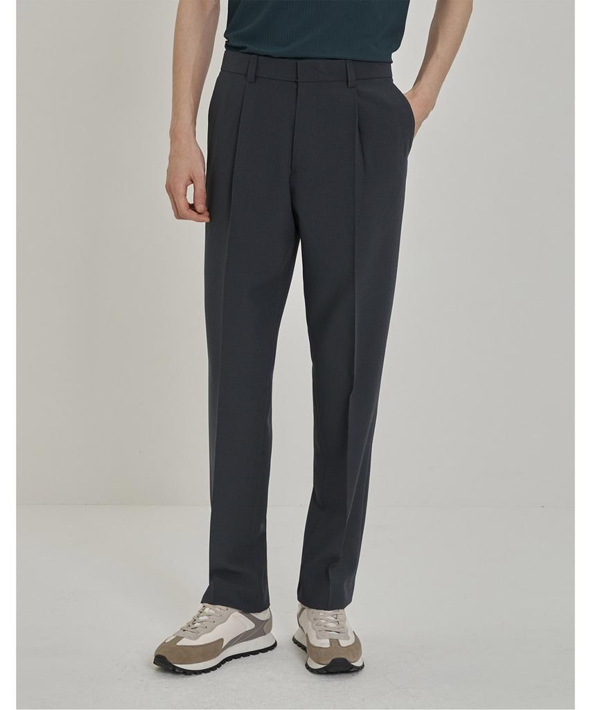 INDIAN Poly-Seersker Single-Pleat Pants_Miedl6M2421