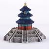 Realstic 1 pcs DIY Crafts Tradiational House Model Scene Statue Bonsai Decor Figurines