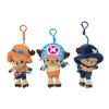 One Piece Luffy & Chopper Keychain Plush Doll - Anime Cartoon Accessory