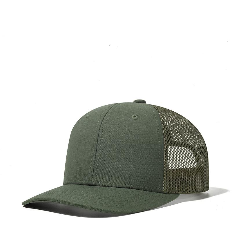 Custom Logo Animal Hunting Leather Patch Mesh Snapback Richardson 112 Trucker Hats Caps Duck Camo Trucker Hats