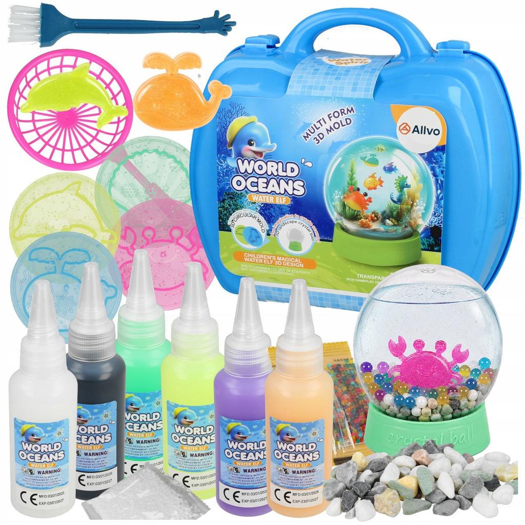 [PACZB] World Oceans Water Elf Figurine Builder Set Z3476