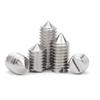 Pointed Tip Slotted Set Screws - 304 Stainless Steel (M2.5 To M10)