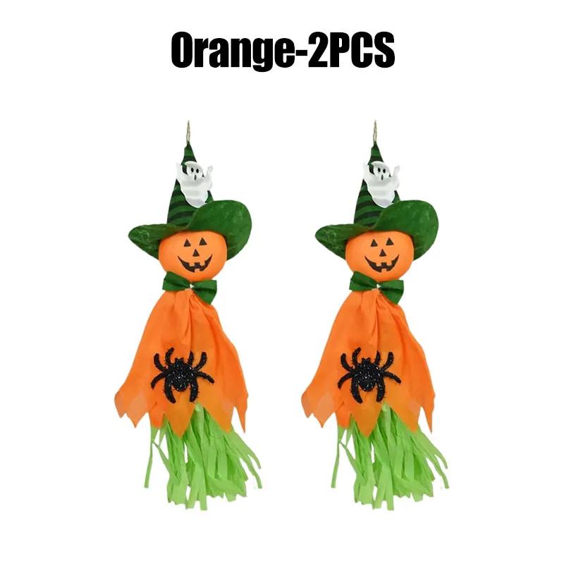 Cloth Paper Halloween Hanging Ornaments Festival Supplies Charm Fluttering Design Ghost Hanging Pendant Pumpkin Gift