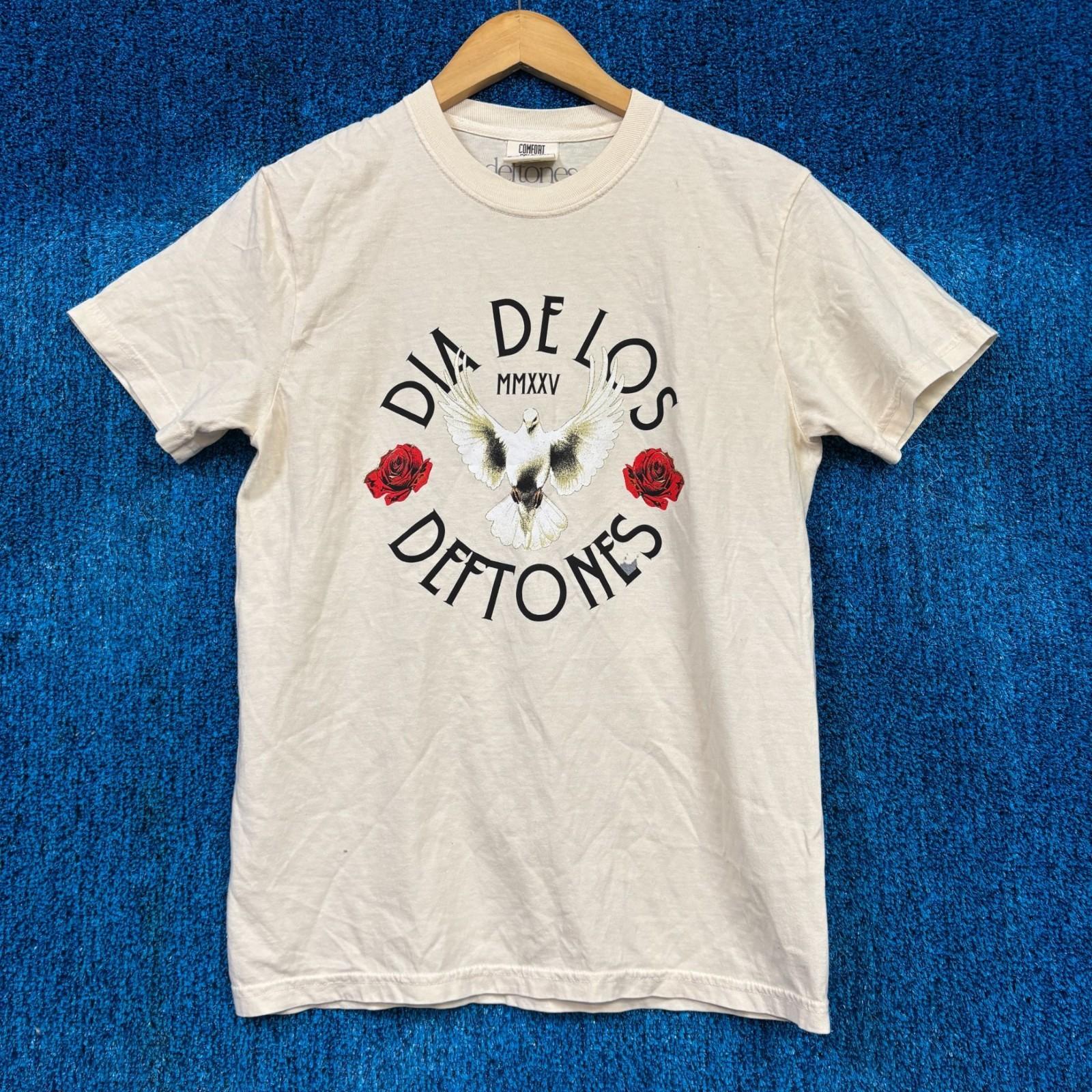 Deftones Dove and Roses Dia de los Deftones Festival Tee S Unisex T-Shirt XL