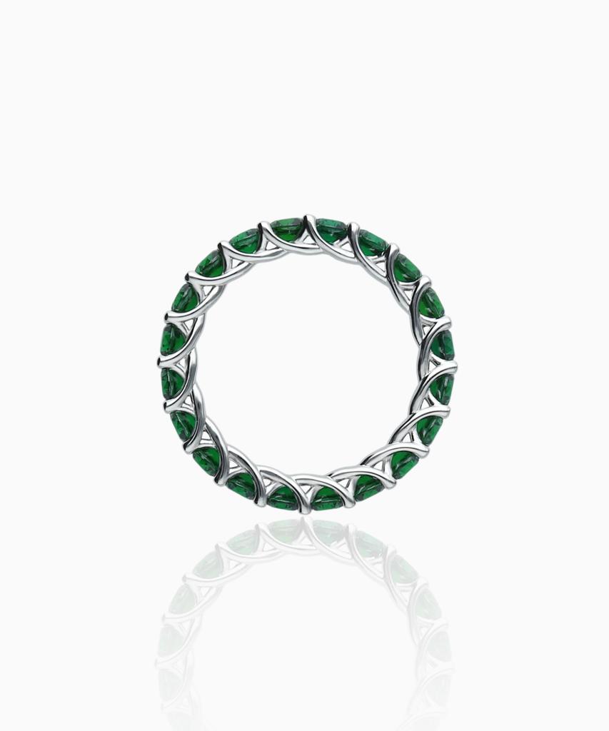 Valik [925 Silver] No. 74 Eternity Ring (Tennis Ring)