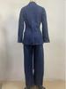 Autumn 2025 Versatile Relaxed Fit Wide-Leg Denim Pants