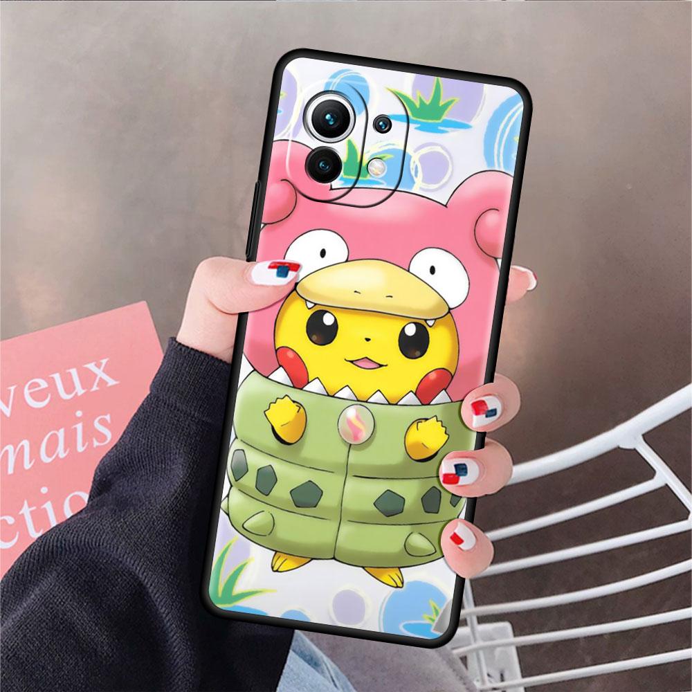 

Забавный Мягкий силиконовый чехол Pokemon Pikachu для Xiaomi Mi 11 Lite 5G NE 11T Pro 12S Ultra 12 Note 10 10T 9T Чехол для телефона TPU Funda Mi Note 10 Pro