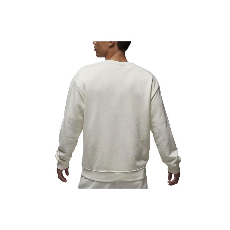 Air Jordan Wordmark Fleece Crewneck Sweatshirt 'Sail' Men's FJ7789-133