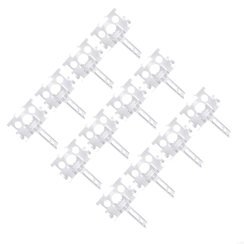 62KD 12/60Pcs Universally Vertical Blind Repair Carriers with Stem Set Blinds Replacement Repairing Parts Window Curtain Kits
