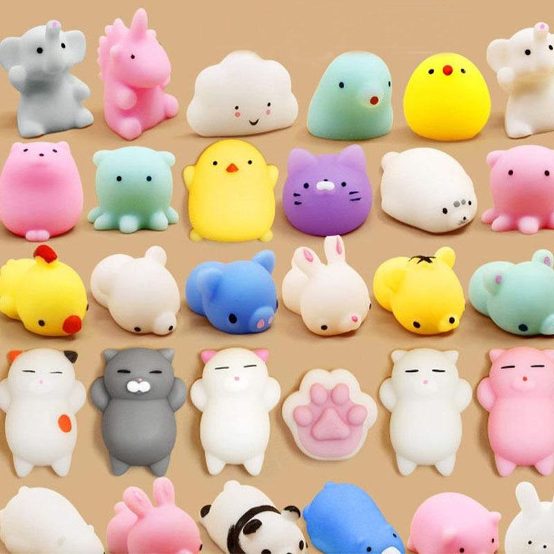 Random Stress Relief Toy Pinching Squeeze Cute Soft Fun Safe Venting Doll Pet