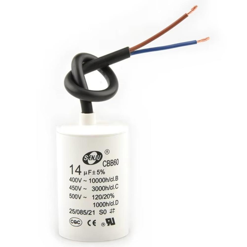 Capacitor de Partida para Motor 450V Capacitor Redondo para Bomba d'Água Capacitor Confiável para Máquina de Lavar