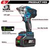 ONEVAN Brushless Electric Impact Wrench 1/2 Inch Cordless Hexs Socket Kit 3 In 1 Screwdriver Tool For Makita 18V Battery