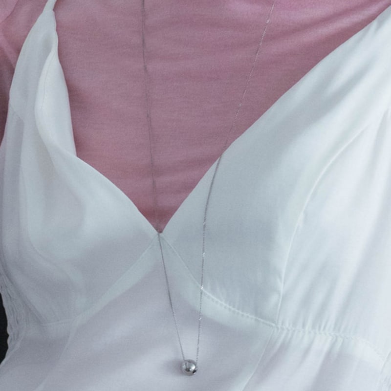 

Pearlymore Ball Point Slide Ball Necklace_PM25N013SS FREE