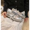 Spot second hair! Fashion versatile new square head Velcro casual function Mary Jane single shoes women's ballet shoes spring