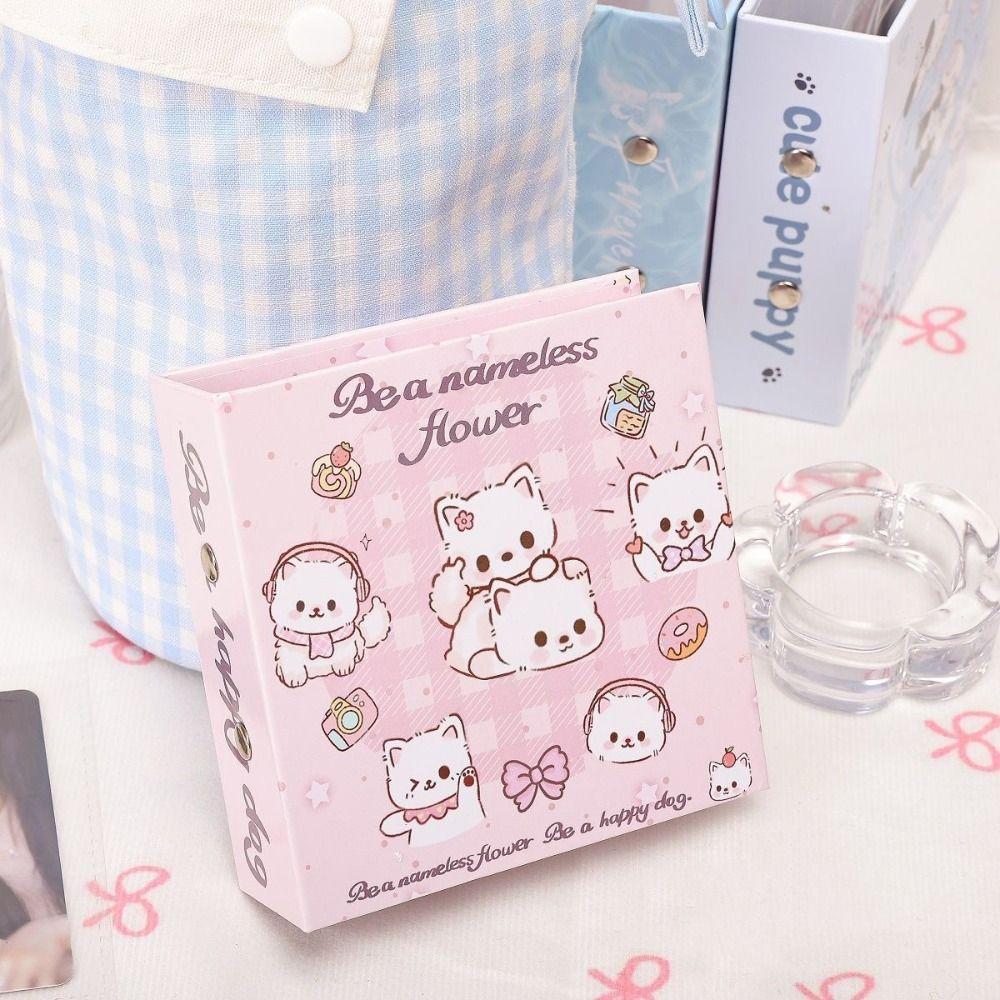 Butterfly/Puppy Design Photocard Collection Booklet Loose-leaf Photocard Holder Concert