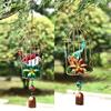 2pcs Birdcage Wind Chime Door Bells Decorations for Home Garden Backyard Hanging