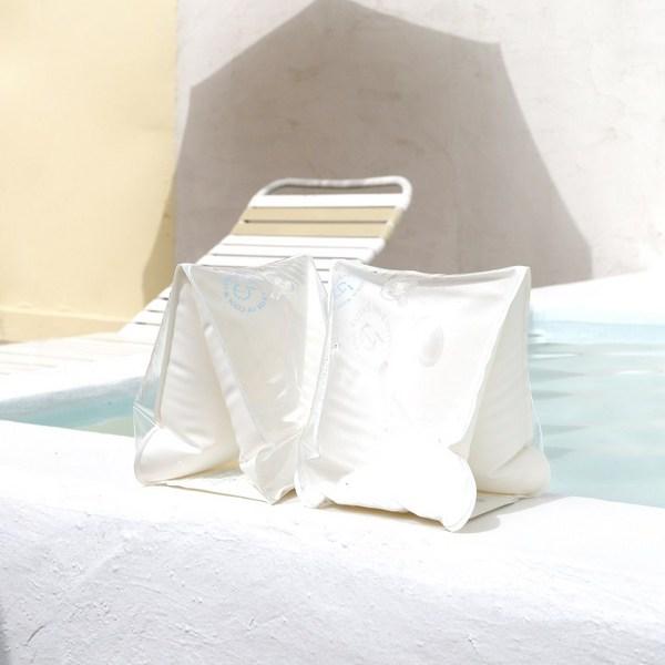 Week Nine Glow Arm Ring, Cream, 2p, Korean Water Fun Items