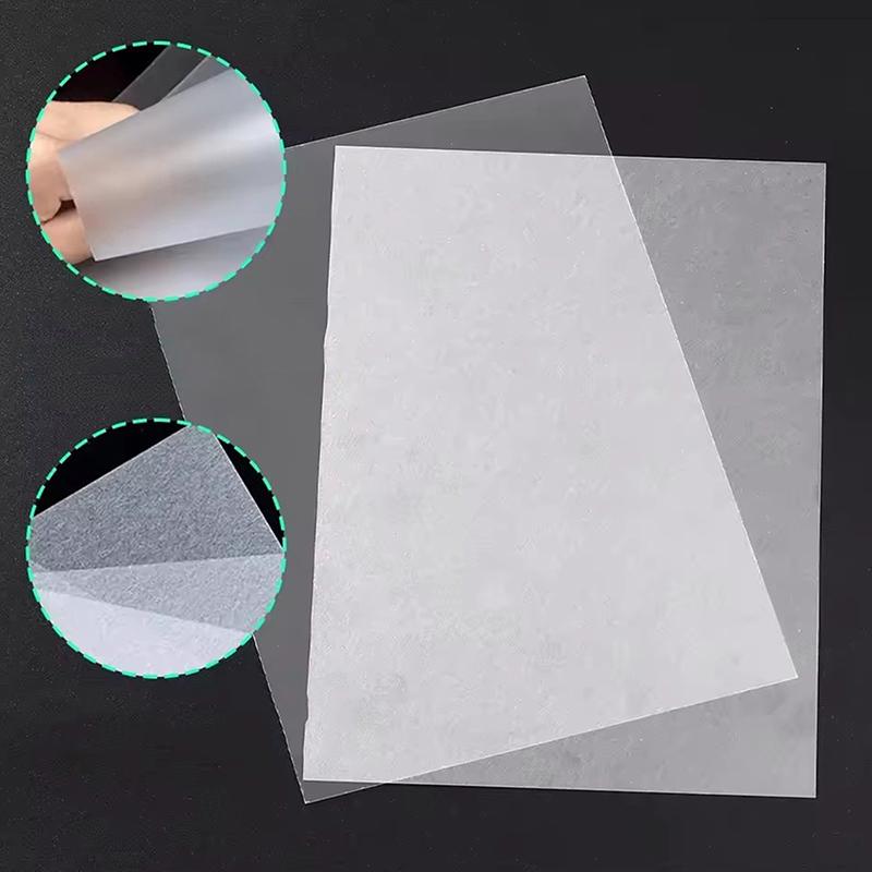 5Pcs Shrink Plastic Sheets Thermal Heat Shrink Film Translucent Sheets Blank Shrink Art Film Paper For Diy 14.5X20Cm 20X29Cm