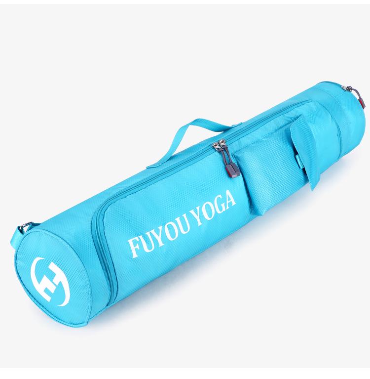 Large Waterproof Yoga & Fitness Shoulder Bag with Print Logo and Wet-Dry Separation