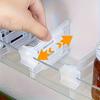 1pcs Adjustable Refrigerator Freezer Organizer - Expandable Bottled Beverage, Sauce Dispenser / Maximize Space Utilization