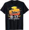 B17 Flying FortressAir Force Aviation Design100 Cotton Summer Casual Oneck Short Sleeve Printed Mens Tshirt