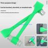 Y5GD Double Head Rubber Hammer Mallets Multipurpose Double Side Lightweight Mallets Soft Hammer for Home Decorations