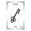 9*6cm Luna Lenormand Deck - 36 Minimalist Black and White Oracle Cards Hand-Drawn Sketch Style