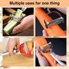 2 in 1 Stainless Steel Vegetable Peeler for Carrot Potato Melon Fruit Vegetable Cutter Fruit Slicer Kitchen Gadget Paring knife
