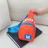 Koreansk Stil Barn Crossbody Veske Bokstav M Utendørs Reise Skulderveske Barn Brystveske Gutt/Jente