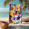 Ultra-Soft Beach Towel with Mario Theme,Ideal for Pool - Camping, Diving - Perfect Travel Essential, Vibrant Beach Towel.