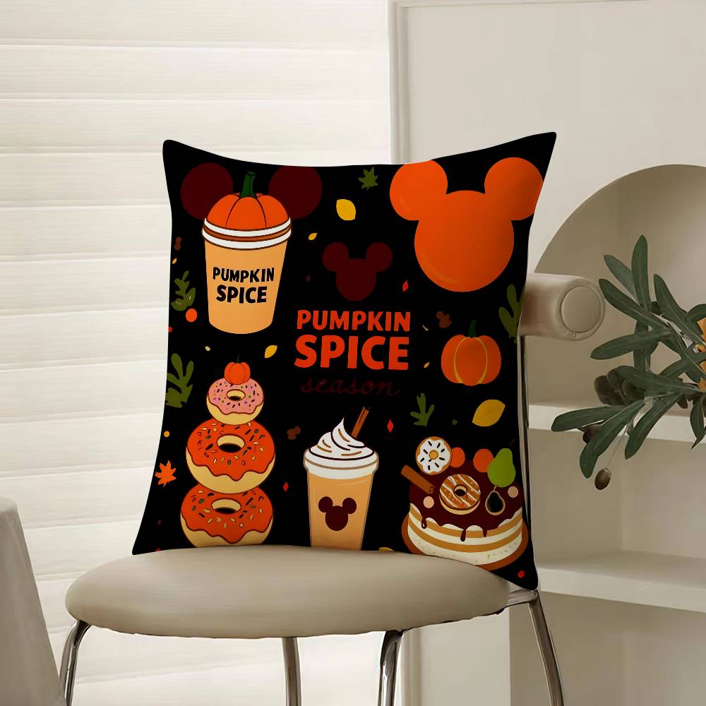 Childrens Trick Oral Happy Patterns Pillow Case Comfort Sofa Bed Silky elegant Invisible zipper Decorative cushion cover