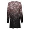 Giacca Cardigan da Donna Moda Casual Retro a Fiori Stampati Manica Lunga Lunghezza Media