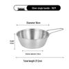 ZISIZ 304 Stainless Steel Multi-Purpose Noodle & Snack Bowl