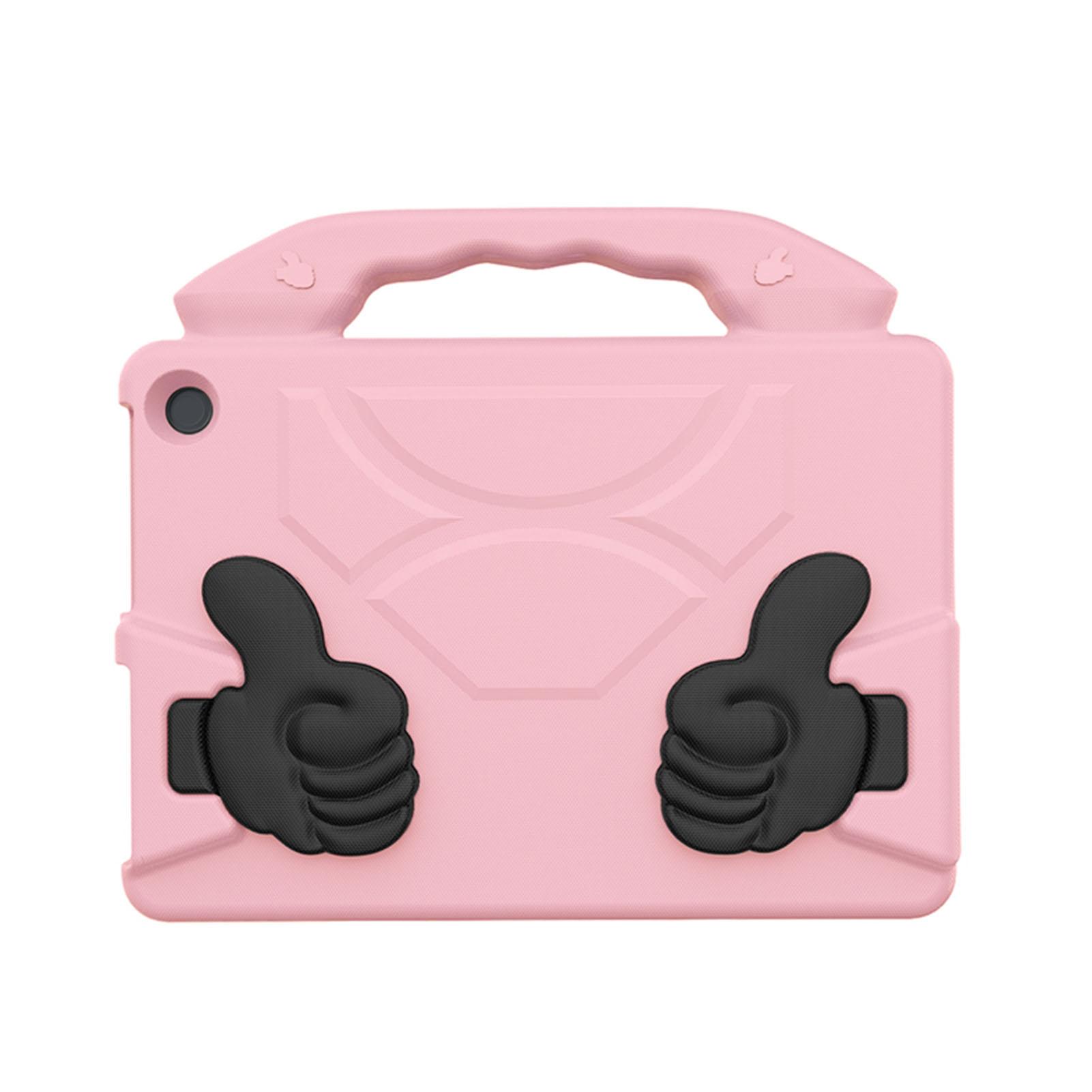 

EVA Protective Case Shockproof for Kindle Fire HD10 2025 2025 Tablet Holder Case Cover Rotatable Foldable Handle Washable рожевий