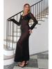 European & American Knit Hollow Long Sleeve Sexy Dress Beach Cover-up Hoodie Cardigan Bikini Outerwear