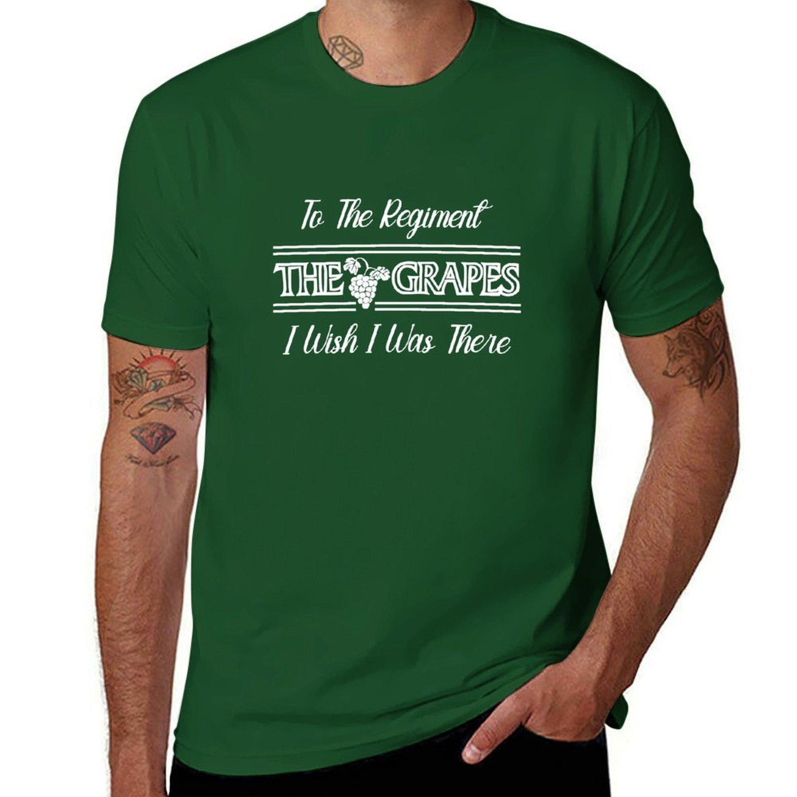 

The Grapes - Early Doors Tribute - To The Regiment T-Shirt funnys oversizeds designer t shirt men 4XL