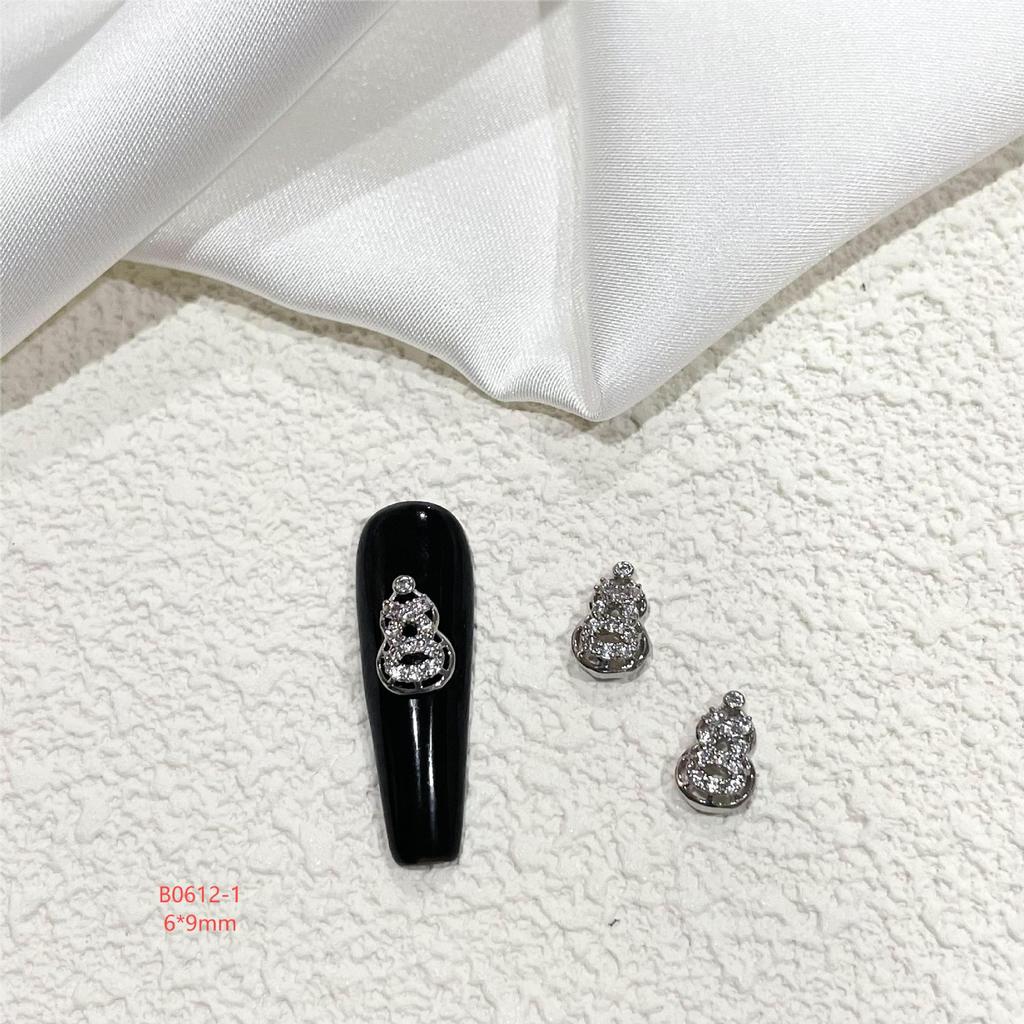 Celebrity Alloy Light Luxury Sparkling Zircon Nail Art Jewelry – DIY Micro-Inlaid Versatile Nail Accessories