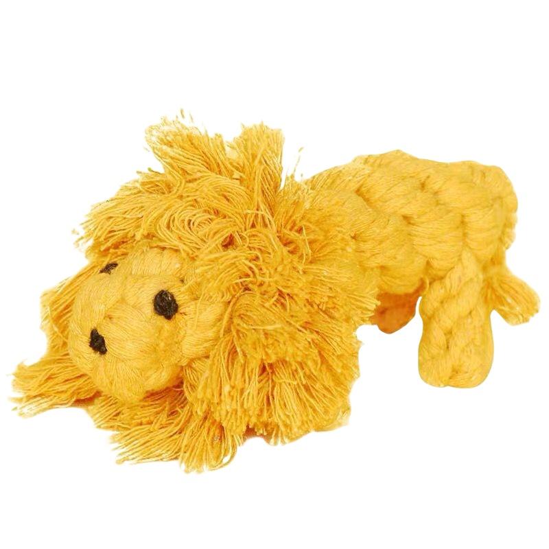 Kit de 6x Brinquedos de Corda para Cães Resistentes e Duráveis Nó de Mastigar Bola Pet Filhote Urso Brinquedo de Algodão Atacado