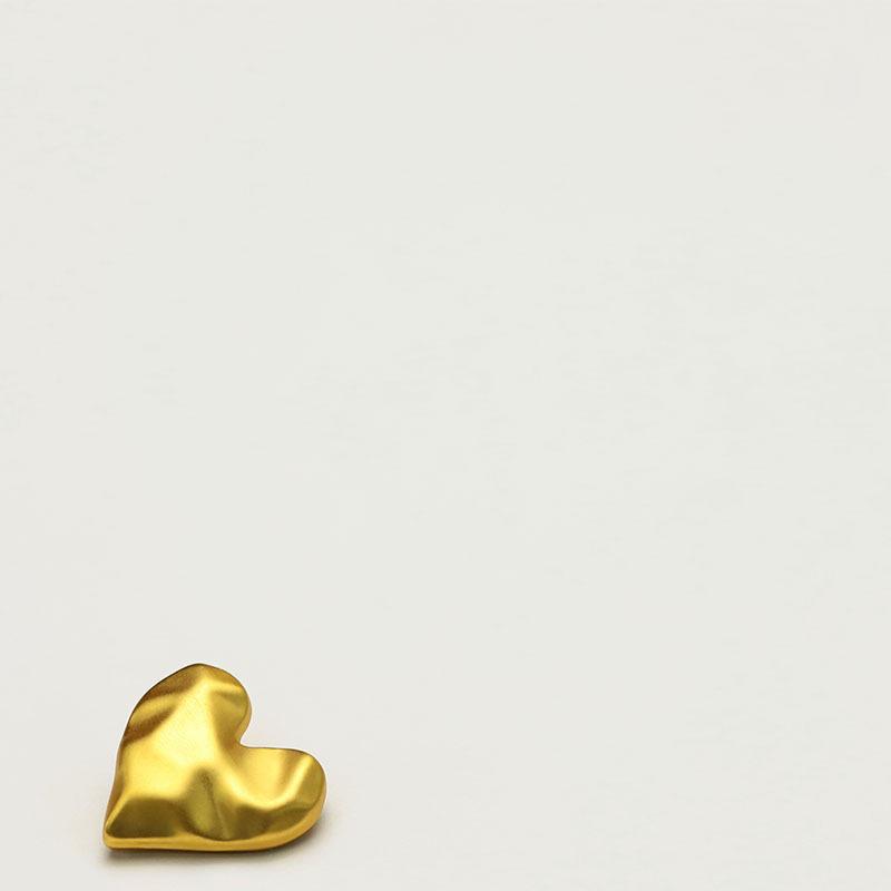 

5 шт. Волна Любовь Металлические Пуговицы Xiaoxiang Куртка Костюм Пуговицы Женский Сердце Свитер Кардиган Декоративные Пуговицы 1 #[16.5mm Love Folds Black Tea Gold]