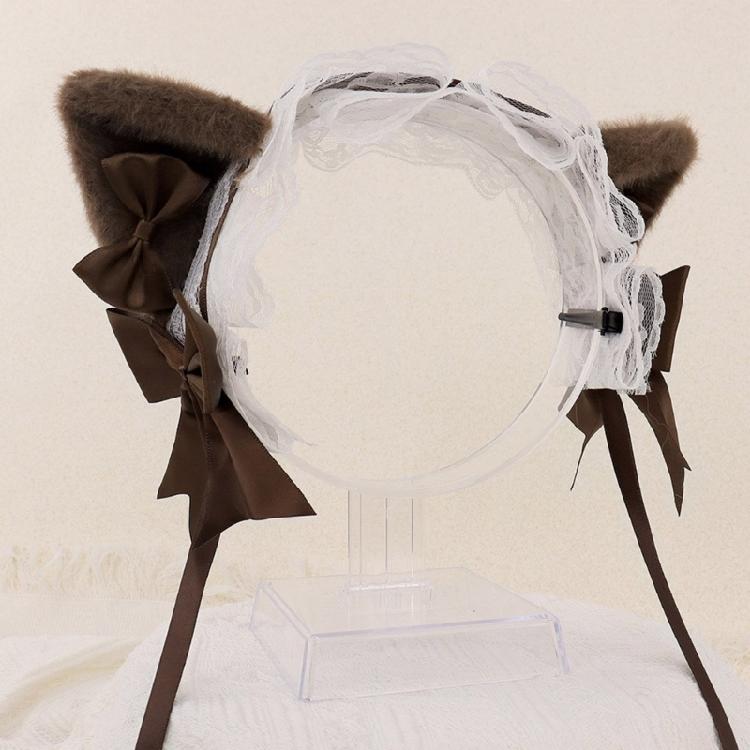 Stylish Anime Kitten Hair Hoop Eye-catching Headpiece Headwear for Stage Halloween Cosplay Role Play